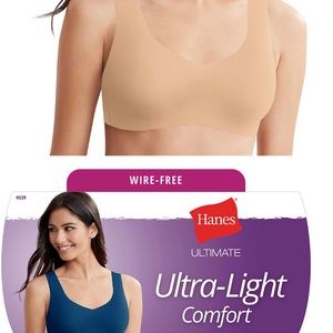 NWOT- Hanes Ultimate Ultra-Light Wireless Bra
